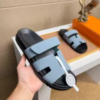 Cheap Hermes Slippers For Men #1356933 Replica Wholesale [$56.00 USD] [ITEM#1356933] on Replica Hermes Slippers