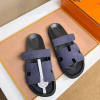 Cheap Hermes Slippers For Men #1356936 Replica Wholesale [$56.00 USD] [ITEM#1356936] on Replica Hermes Slippers