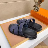 Cheap Hermes Slippers For Men #1356936 Replica Wholesale [$56.00 USD] [ITEM#1356936] on Replica Hermes Slippers