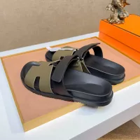 Cheap Hermes Slippers For Men #1356946 Replica Wholesale [$56.00 USD] [ITEM#1356946] on Replica Hermes Slippers
