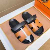Cheap Hermes Slippers For Men #1356950 Replica Wholesale [$56.00 USD] [ITEM#1356950] on Replica Hermes Slippers