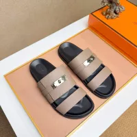 Cheap Hermes Slippers For Men #1356958 Replica Wholesale [$56.00 USD] [ITEM#1356958] on Replica Hermes Slippers