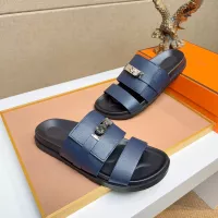 Cheap Hermes Slippers For Men #1356961 Replica Wholesale [$56.00 USD] [ITEM#1356961] on Replica Hermes Slippers
