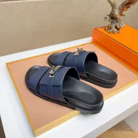Cheap Hermes Slippers For Men #1356961 Replica Wholesale [$56.00 USD] [ITEM#1356961] on Replica Hermes Slippers