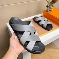 Cheap Hermes Slippers For Men #1356969 Replica Wholesale [$56.00 USD] [ITEM#1356969] on Replica Hermes Slippers