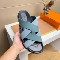 Cheap Hermes Slippers For Men #1356972 Replica Wholesale [$56.00 USD] [ITEM#1356972] on Replica Hermes Slippers