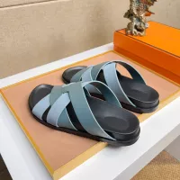 Cheap Hermes Slippers For Men #1356972 Replica Wholesale [$56.00 USD] [ITEM#1356972] on Replica Hermes Slippers