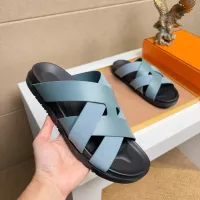 Cheap Hermes Slippers For Men #1356972 Replica Wholesale [$56.00 USD] [ITEM#1356972] on Replica Hermes Slippers