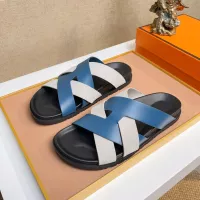 Cheap Hermes Slippers For Men #1356974 Replica Wholesale [$56.00 USD] [ITEM#1356974] on Replica Hermes Slippers