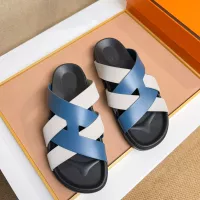 Cheap Hermes Slippers For Men #1356974 Replica Wholesale [$56.00 USD] [ITEM#1356974] on Replica Hermes Slippers