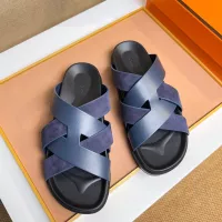 Cheap Hermes Slippers For Men #1356976 Replica Wholesale [$56.00 USD] [ITEM#1356976] on Replica Hermes Slippers