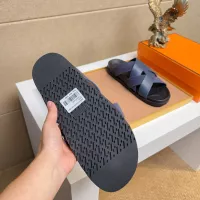 Cheap Hermes Slippers For Men #1356976 Replica Wholesale [$56.00 USD] [ITEM#1356976] on Replica Hermes Slippers