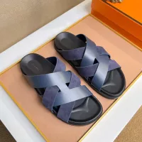Cheap Hermes Slippers For Men #1356976 Replica Wholesale [$56.00 USD] [ITEM#1356976] on Replica Hermes Slippers