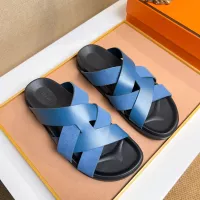 Cheap Hermes Slippers For Men #1356978 Replica Wholesale [$56.00 USD] [ITEM#1356978] on Replica Hermes Slippers
