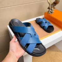 Cheap Hermes Slippers For Men #1356978 Replica Wholesale [$56.00 USD] [ITEM#1356978] on Replica Hermes Slippers