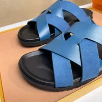 Cheap Hermes Slippers For Men #1356978 Replica Wholesale [$56.00 USD] [ITEM#1356978] on Replica Hermes Slippers