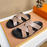 Cheap Hermes Slippers For Men #1356980 Replica Wholesale [$56.00 USD] [ITEM#1356980] on Replica Hermes Slippers
