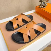 Cheap Hermes Slippers For Men #1356982 Replica Wholesale [$56.00 USD] [ITEM#1356982] on Replica Hermes Slippers