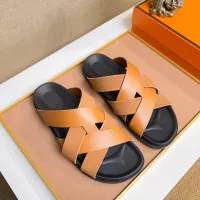 Cheap Hermes Slippers For Men #1356982 Replica Wholesale [$56.00 USD] [ITEM#1356982] on Replica Hermes Slippers