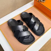 Cheap Hermes Slippers For Men #1356993 Replica Wholesale [$56.00 USD] [ITEM#1356993] on Replica Hermes Slippers