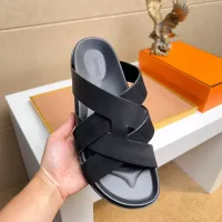Cheap Hermes Slippers For Men #1356993 Replica Wholesale [$56.00 USD] [ITEM#1356993] on Replica Hermes Slippers