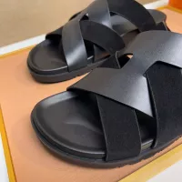 Cheap Hermes Slippers For Men #1356993 Replica Wholesale [$56.00 USD] [ITEM#1356993] on Replica Hermes Slippers