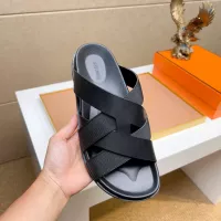 Cheap Hermes Slippers For Men #1357002 Replica Wholesale [$56.00 USD] [ITEM#1357002] on Replica Hermes Slippers
