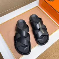Cheap Hermes Slippers For Men #1357002 Replica Wholesale [$56.00 USD] [ITEM#1357002] on Replica Hermes Slippers