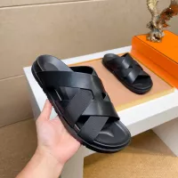 Cheap Hermes Slippers For Men #1357002 Replica Wholesale [$56.00 USD] [ITEM#1357002] on Replica Hermes Slippers