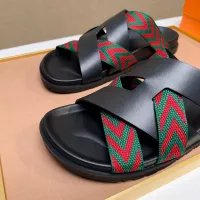 Cheap Hermes Slippers For Men #1357009 Replica Wholesale [$56.00 USD] [ITEM#1357009] on Replica Hermes Slippers