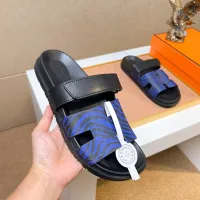 Cheap Hermes Slippers For Men #1357049 Replica Wholesale [$56.00 USD] [ITEM#1357049] on Replica Hermes Slippers