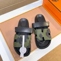 Cheap Hermes Slippers For Men #1357063 Replica Wholesale [$56.00 USD] [ITEM#1357063] on Replica Hermes Slippers