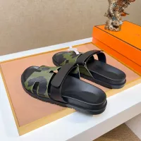 Cheap Hermes Slippers For Men #1357063 Replica Wholesale [$56.00 USD] [ITEM#1357063] on Replica Hermes Slippers