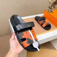 Cheap Hermes Slippers For Men #1357073 Replica Wholesale [$56.00 USD] [ITEM#1357073] on Replica Hermes Slippers