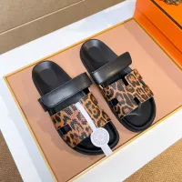 Cheap Hermes Slippers For Men #1357092 Replica Wholesale [$56.00 USD] [ITEM#1357092] on Replica Hermes Slippers