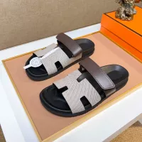 Cheap Hermes Slippers For Men #1357096 Replica Wholesale [$56.00 USD] [ITEM#1357096] on Replica Hermes Slippers