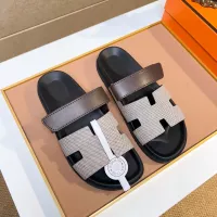 Cheap Hermes Slippers For Men #1357096 Replica Wholesale [$56.00 USD] [ITEM#1357096] on Replica Hermes Slippers