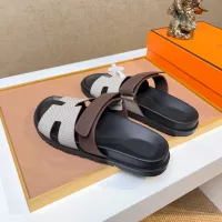 Cheap Hermes Slippers For Men #1357096 Replica Wholesale [$56.00 USD] [ITEM#1357096] on Replica Hermes Slippers