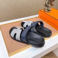 Cheap Hermes Slippers For Men #1357100 Replica Wholesale [$56.00 USD] [ITEM#1357100] on Replica Hermes Slippers