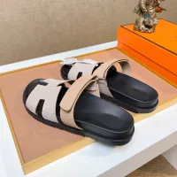Cheap Hermes Slippers For Men #1357103 Replica Wholesale [$56.00 USD] [ITEM#1357103] on Replica Hermes Slippers