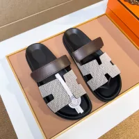 Cheap Hermes Slippers For Men #1357107 Replica Wholesale [$56.00 USD] [ITEM#1357107] on Replica Hermes Slippers