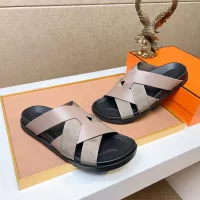Cheap Hermes Slippers For Men #1357113 Replica Wholesale [$56.00 USD] [ITEM#1357113] on Replica Hermes Slippers