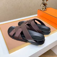 Cheap Hermes Slippers For Men #1357115 Replica Wholesale [$56.00 USD] [ITEM#1357115] on Replica Hermes Slippers