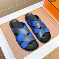 Cheap Hermes Slippers For Men #1357123 Replica Wholesale [$56.00 USD] [ITEM#1357123] on Replica Hermes Slippers