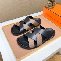 Cheap Hermes Slippers For Men #1357125 Replica Wholesale [$56.00 USD] [ITEM#1357125] on Replica Hermes Slippers