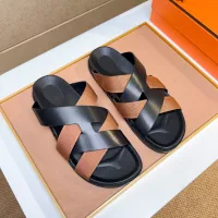 Cheap Hermes Slippers For Men #1357127 Replica Wholesale [$56.00 USD] [ITEM#1357127] on Replica Hermes Slippers