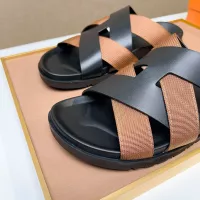 Cheap Hermes Slippers For Men #1357127 Replica Wholesale [$56.00 USD] [ITEM#1357127] on Replica Hermes Slippers