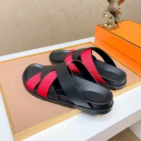 Cheap Hermes Slippers For Men #1357131 Replica Wholesale [$56.00 USD] [ITEM#1357131] on Replica Hermes Slippers
