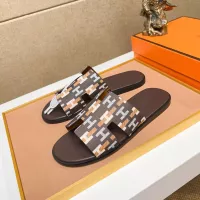 Cheap Hermes Slippers For Men #1357137 Replica Wholesale [$48.00 USD] [ITEM#1357137] on Replica Hermes Slippers