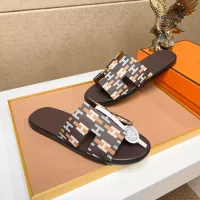 Cheap Hermes Slippers For Men #1357137 Replica Wholesale [$48.00 USD] [ITEM#1357137] on Replica Hermes Slippers